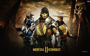 Visually stunning poster of Mortal Kombat 11 Aftermath video game